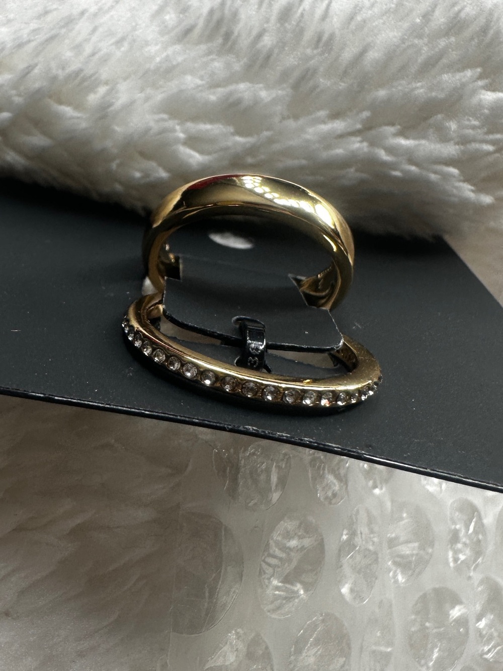 Coach Gold-Tone Stackable Ring Set - Picture 2 of 3